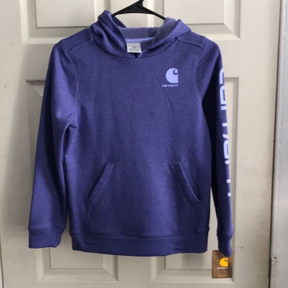 Carhartt Girls' Hooded Fleece Pullover Sweatshirt